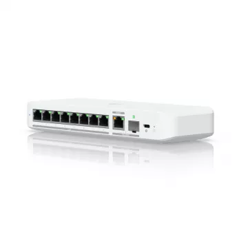 Przełącznik zarządzany UBIQUITI UniFi Flex 2.5G USW-FLEX-2.5G-8 — 8× 2.5G RJ‑45, 1× 10G SFP+, L2, 60 Gbps