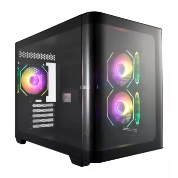 FSP S380-BA Obudowa Mini Tower mITX, mATX Czarna ARGB