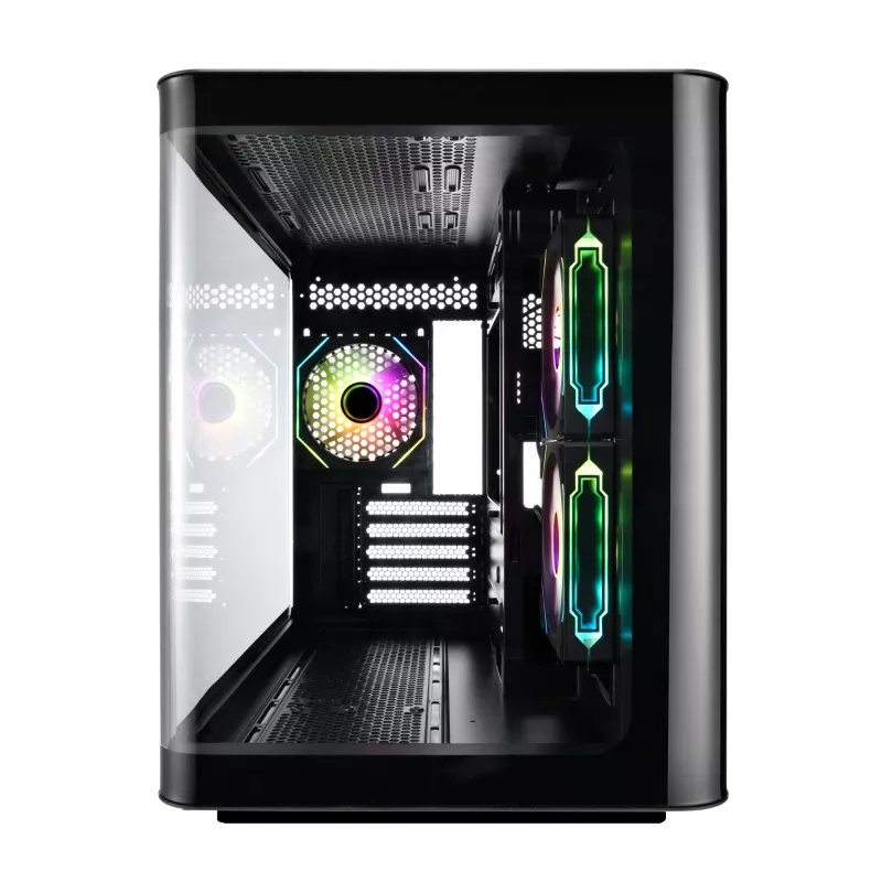 FSP S380-BA Obudowa Mini Tower mITX, mATX Czarna ARGB