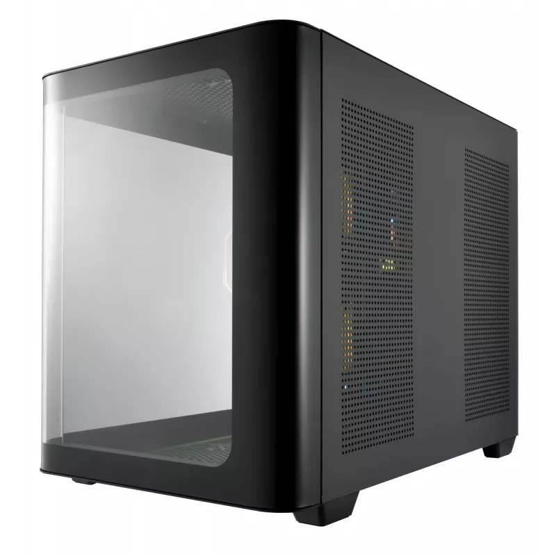 FSP S380-BA Obudowa Mini Tower mITX, mATX Czarna ARGB