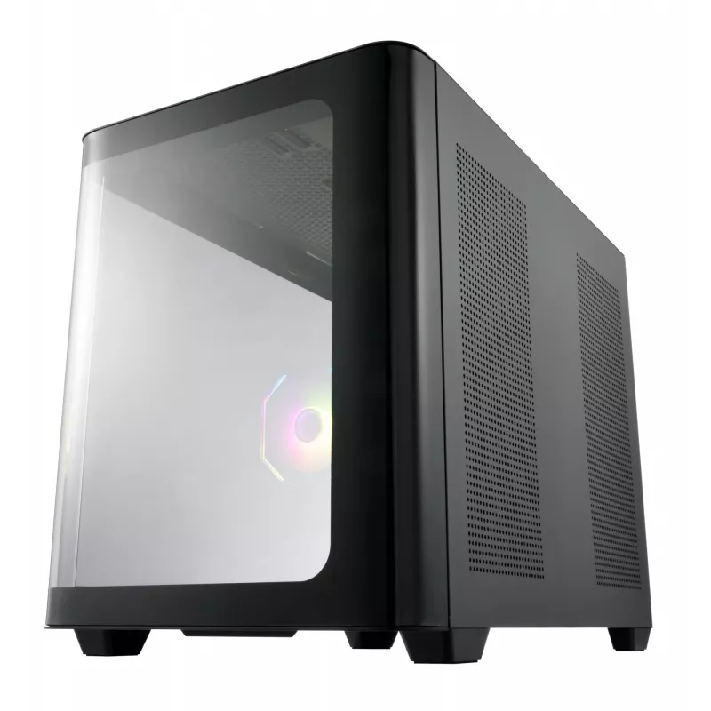 FSP S380-BA Obudowa Mini Tower mITX, mATX Czarna ARGB