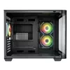 FSP S380-BA Obudowa Mini Tower mITX, mATX Czarna ARGB