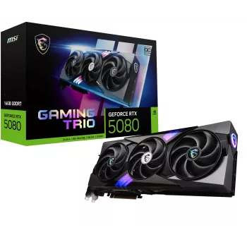 MSI GAMING GEFORCE RTX 5080 16G TRIO OC karta graficzna NVIDIA 16 GB GDDR7