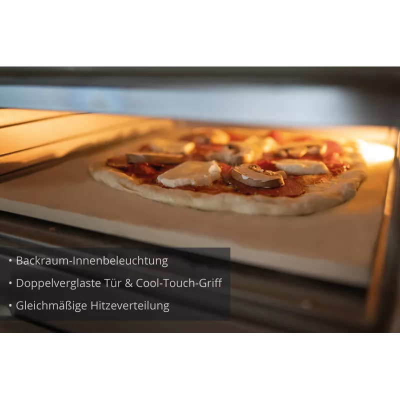 Unold 68885 piec do pizzy / piekarnik 1 piz. 1700 W Czarny