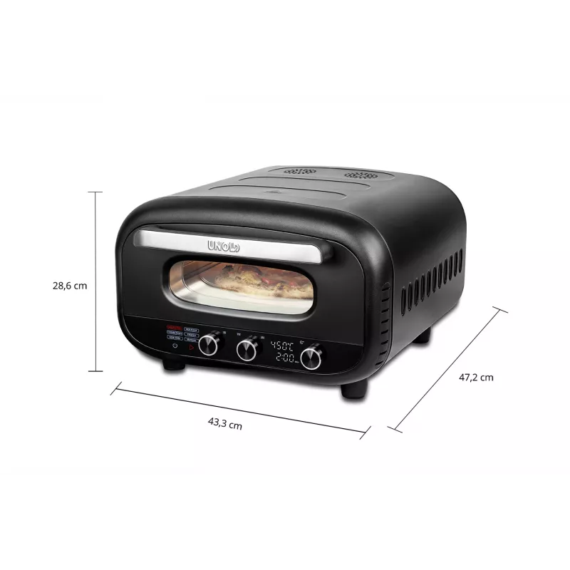 Unold 68885 piec do pizzy / piekarnik 1 piz. 1700 W Czarny