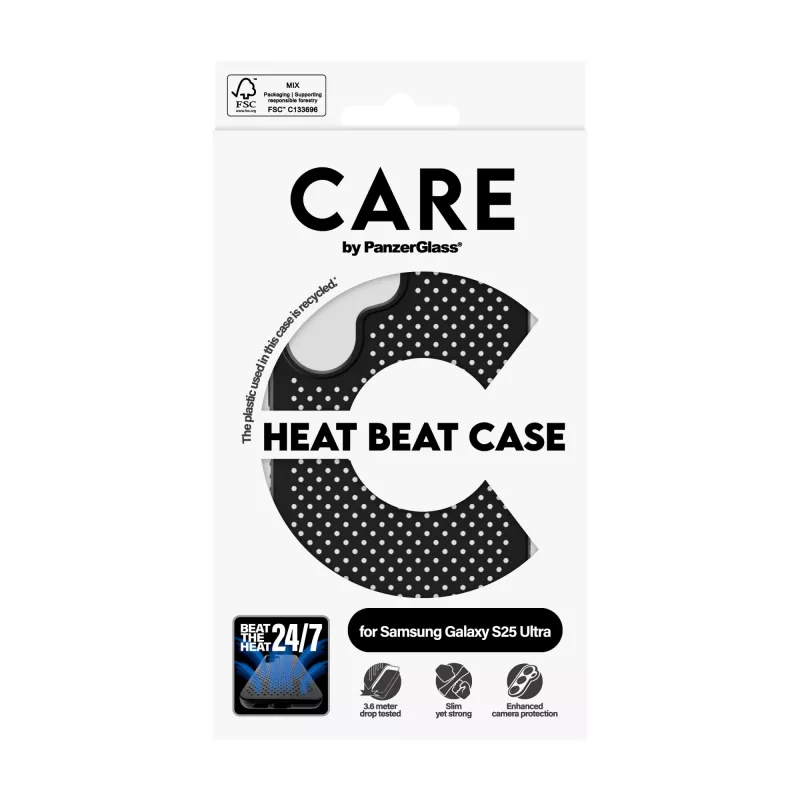 PanzerGlass CARE™ by ® Case Heat Beat Samsung Galaxy S25 Ultra
