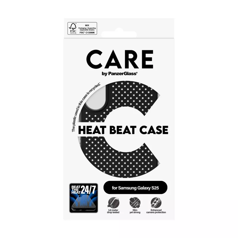 PanzerGlass CARE™ by ® Case Heat Beat Samsung Galaxy S25