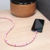 CLUB3D USB-C® kabel koralikowy, różowy, 2 m, USB C, USB C, 0.48 Gbit/s, różowy