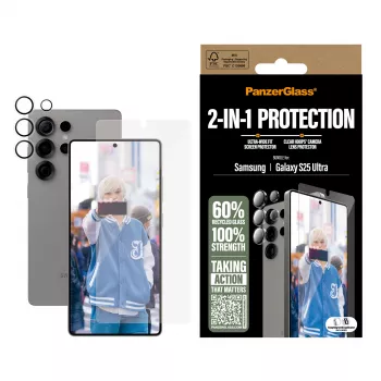 PanzerGlass ® 2-w-1 Zestaw ochronny Samsung Galaxy S25 Ultra