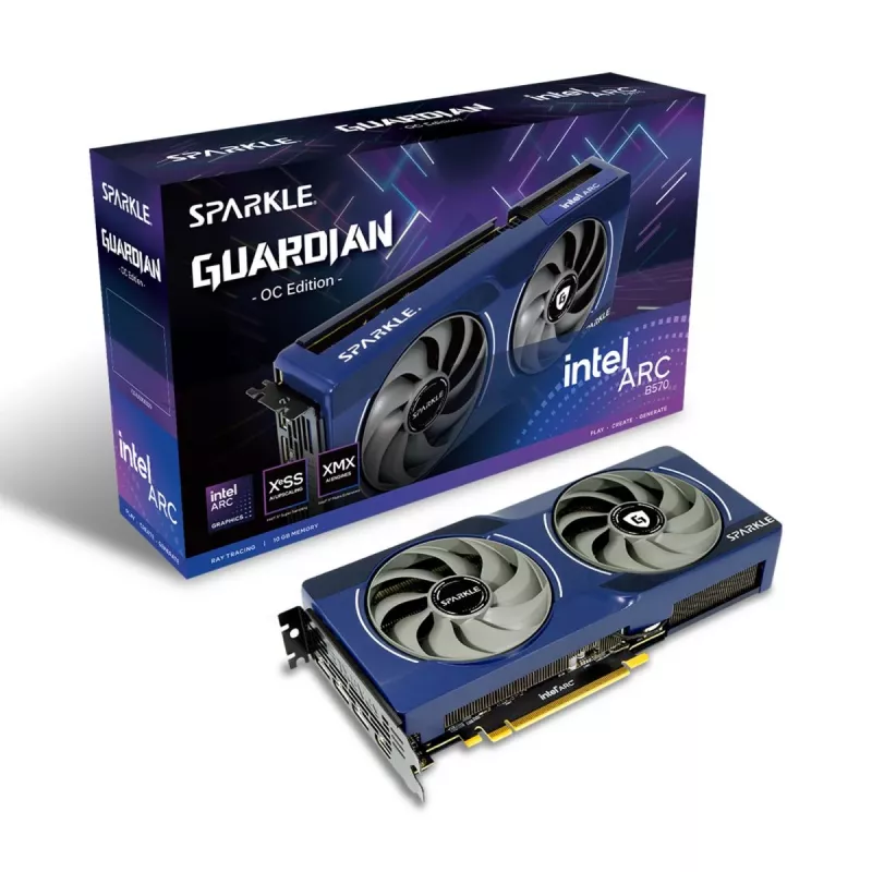 Karta graficzna SPARKLE - Arc B570 Guardian Oc - 10 GB GDDR6 - PCI-ex