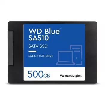 WESTERN DIGITAL SSD - WD Niebieski SA510 - 500GB - SATA 6Gb/s - 2.5in - 7mm w obudowie