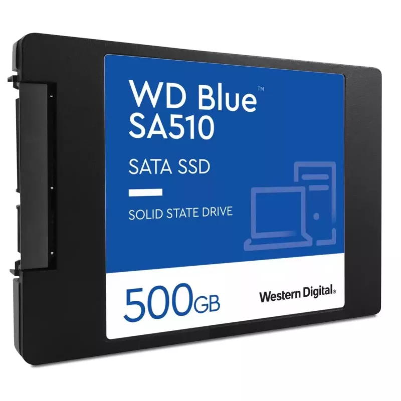 WESTERN DIGITAL SSD - WD Niebieski SA510 - 500GB - SATA 6Gb/s - 2.5in - 7mm w obudowie