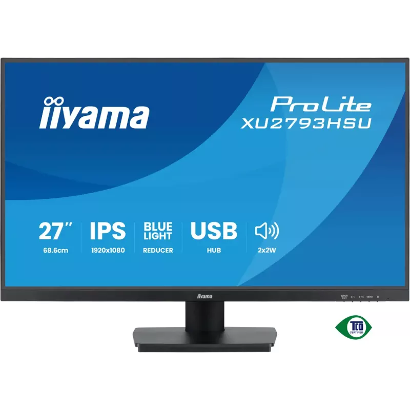 Monitor komputerowy iiyama ProLite XU2793HSU-B7 68,6 cm (27 cali) 1920 x 1080 pikseli Full HD LED Czarny