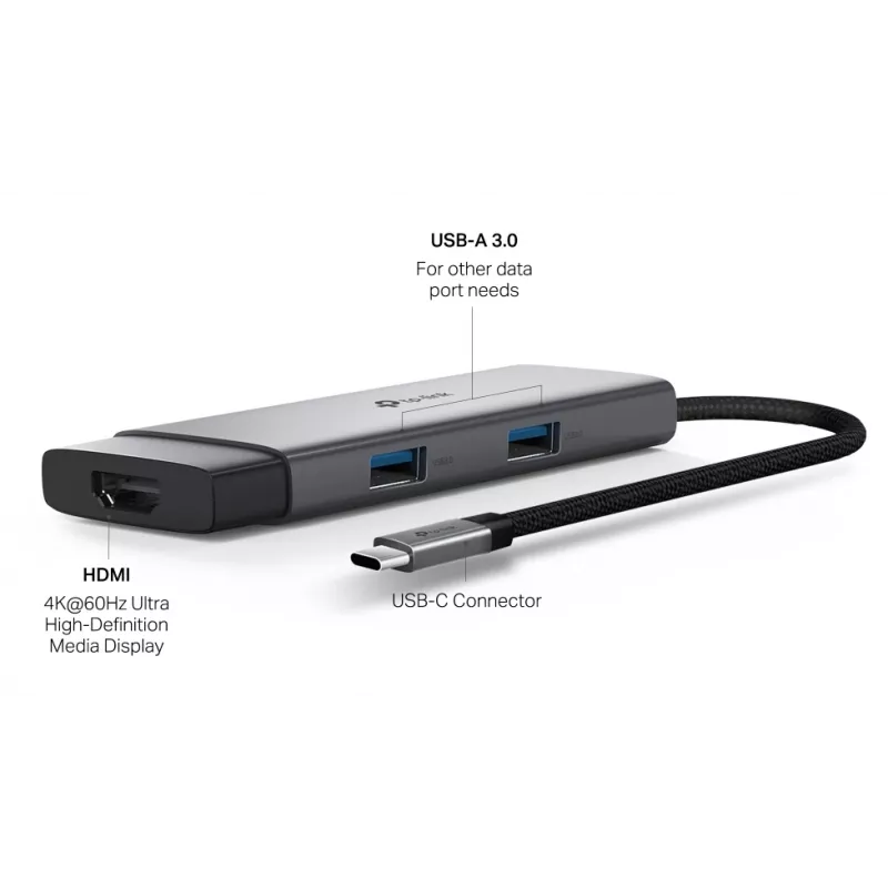 TP-Link UH5020C koncentrator USB Type-C 5000 Mbit/s HDMI USB 3.2