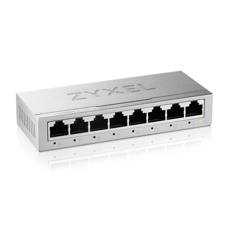 Zyxel GS-108BV5-EU0101F przełącznik sieciowy niezarządzany L2 Gigabit Ethernet (10/100/1000)