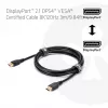 CLUB3D DisplayPort™ 2.1 DP54™ certyfikowany kabel VESA® 8K120Hz 3m/ 9.84ft