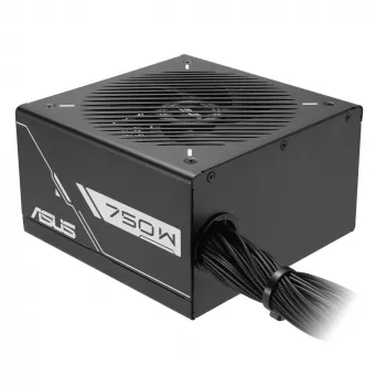Zasilacz ATX ASUS Prime‑750B‑Czarny 750 W, 80 PLUS Bronze, wentylator 135 mm, 20+4 pin, 3× PCIe 8-pin, niemodularny