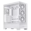 Obudowa PC ASUS A31 Plus TG ARGB WHITE Midi Tower — ATX, szkło hartowane, ARGB, 3x120mm + 1x120mm wentylatory, 38 cm GPU, 165 mm cooler CPU