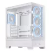 Obudowa PC ASUS A31 Plus TG ARGB WHITE Midi Tower — ATX, szkło hartowane, ARGB, 3x120mm + 1x120mm wentylatory, 38 cm GPU, 165 mm cooler CPU