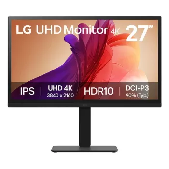 Monitor komputerowy LG 27BA45U-B 68,6 cm (27 cali) 3840 x 2160 pikseli 4K Ultra HD Czarny