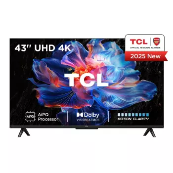 Telewizor TCL V6C 43 cale 4K Ultra HD DLED, Direct‑LED, Google TV, HDR10+, 3840×2160, 60Hz, 20W