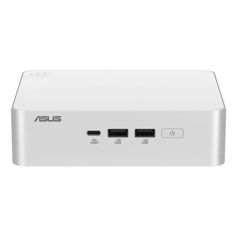 Mini PC barebone ASUS NUC 15 Pro+ RNUC15CRSU900002 — Intel Core Ultra 9 (16 rdzeni/16 wątków), DDR5 do 192 GB, Intel Arc 140T, Wi‑Fi 7, 2x HDMI 2.1, 2x Thunderbolt 4