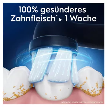 Oral-B 194631 końcówka szczoteczki do zębów 4 szt. czarna