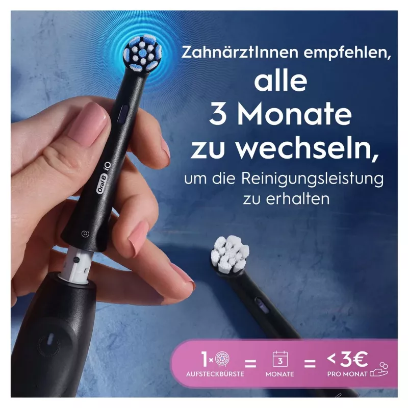 Oral-B 194631 końcówka szczoteczki do zębów 4 szt. czarna