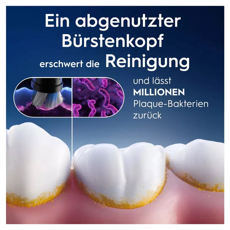 Oral-B 194631 końcówka szczoteczki do zębów 4 szt. czarna