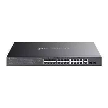 TP-Link Omada ES228GMP przełącznik sieciowy Zarządzany L2 Gigabit Ethernet (10/100/1000) Moc over Ethernet (PoE) Czarny