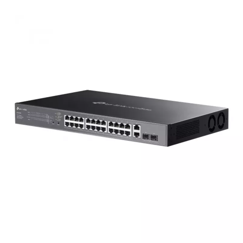 TP-Link Omada ES228GMP przełącznik sieciowy Zarządzany L2 Gigabit Ethernet (10/100/1000) Moc over Ethernet (PoE) Czarny