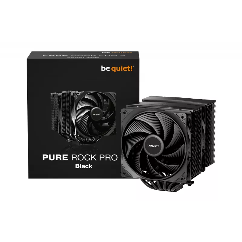 be quiet! Pure Rock Pro 3 Czarny chłodzenie powietrzne procesora 12 cm 1 szt.