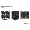 be quiet! Pure Rock Pro 3 Czarny chłodzenie powietrzne procesora 12 cm 1 szt.