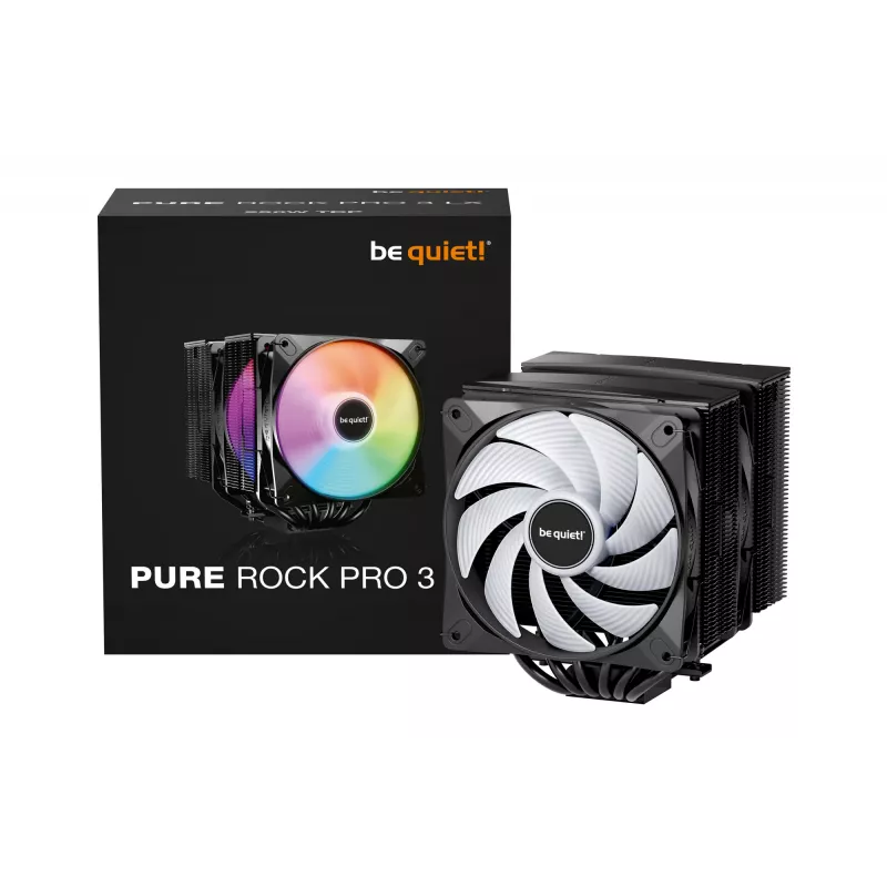 be quiet! Pure Rock Pro 3 LX Czarny chłodzenie powietrzne procesora 12 cm 1 szt.