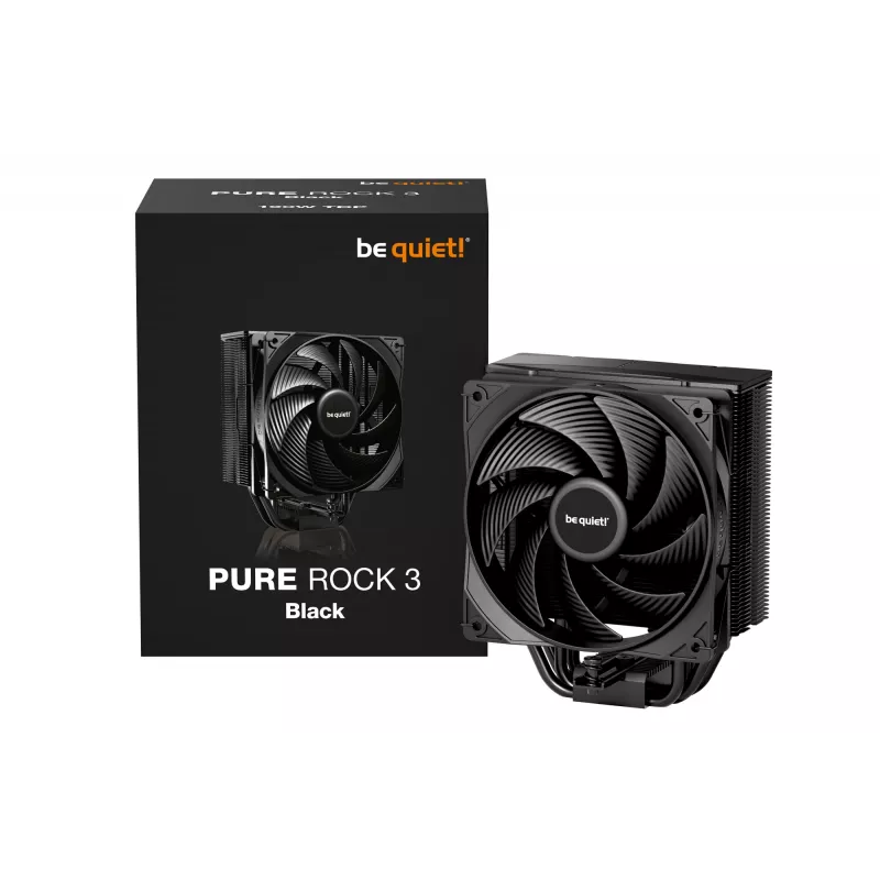 be quiet! Pure Rock 3 Czarny chłodzenie powietrzne procesora 12 cm 1 szt.