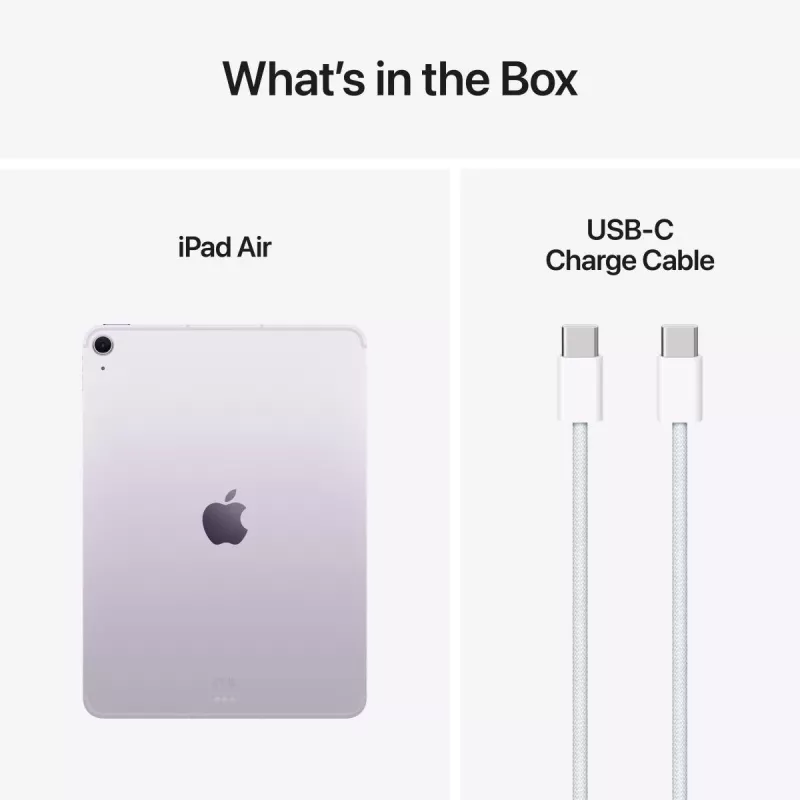 APPLE iPad Air (2025) - M3 - 11 cali - 7. generacja - Wi-Fi + Cellular - 128GB - Fioletowy