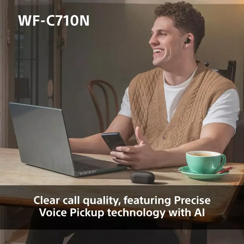 Słuchawki Sony U.K. WFC710NW.CE7