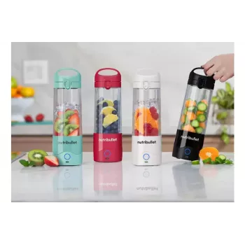 Blender przenośny NUTRIBULLET Portable 0.475 L — fioletowy, bateria 2000 mAh, pojemnik Tritan