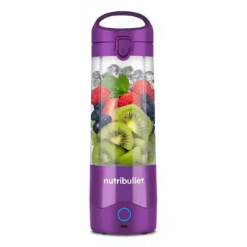 Blender przenośny NUTRIBULLET Portable 0.475 L — fioletowy, bateria 2000 mAh, pojemnik Tritan