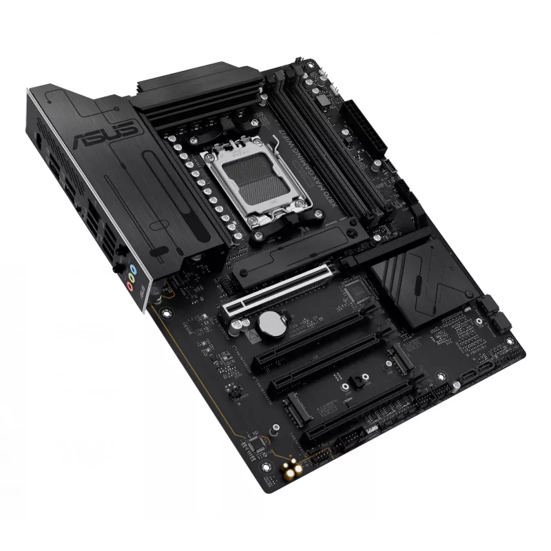 Płyta główna ASUS X870 MAX GAMING WIFI7 ATX — AMD X870, Socket AM5, DDR5, 4 DIMM, 256 GB, Wi‑Fi 7, Bluetooth 5.4, 3 M.2, 2x USB4 Gen3x2