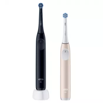 Szczoteczka elektryczna Oral-B iO Series 2 Duo Czarna Różowa Akumulatorowa z inteligentnym czujnikiem nacisku