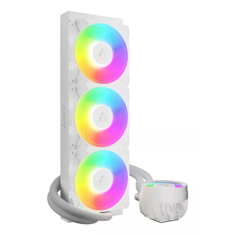 ARCTIC Liquid Freezer III Pro 360 A-RGB (Biały) - Wielokompatybilny, kompletny zestaw chłodzenia wodnego CPU z A-RGB