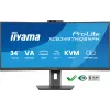 Monitor komputerowy iiyama ProLite XCB3497WQSNPH-B1 86,4 cm (34 cale) 3440 x 1440 pikseli UltraWide Quad HD LED Czarny