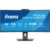 Monitor komputerowy iiyama ProLite XCB3497WQSNPH-B1 86,4 cm (34 cale) 3440 x 1440 pikseli UltraWide Quad HD LED Czarny