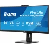 Monitor komputerowy iiyama ProLite XCB3497WQSNPH-B1 86,4 cm (34 cale) 3440 x 1440 pikseli UltraWide Quad HD LED Czarny