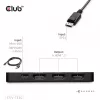 CLUB3D DisplayPort™ na Triple HDMI™ 8K60Hz Hub, DisplayPort, HDMI, 2.1b/1.4a, 13,5 Mbit/s, 120 Hz, 3840 x 2160, 7680 x 4320