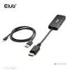 CLUB3D DisplayPort™ na Triple HDMI™ 8K60Hz Hub, DisplayPort, HDMI, 2.1b/1.4a, 13,5 Mbit/s, 120 Hz, 3840 x 2160, 7680 x 4320