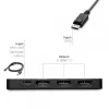 CLUB3D DisplayPort™ na Triple HDMI™ 8K60Hz Hub, DisplayPort, HDMI, 2.1b/1.4a, 13,5 Mbit/s, 120 Hz, 3840 x 2160, 7680 x 4320