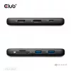CLUB3D 8-1 Przenośna stacja dokująca USB Type-C® 10Gbps do HDMI™ i DisplayPort™ 8K30Hz PD maks. 100W