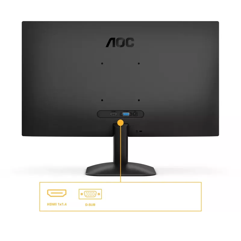 Monitor komputerowy AOC 24B31H 60,5 cm (23,8 cala) 1920 x 1080 pikseli Full HD Czarny